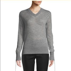 Helmut Lang sheer cashmere sweater
